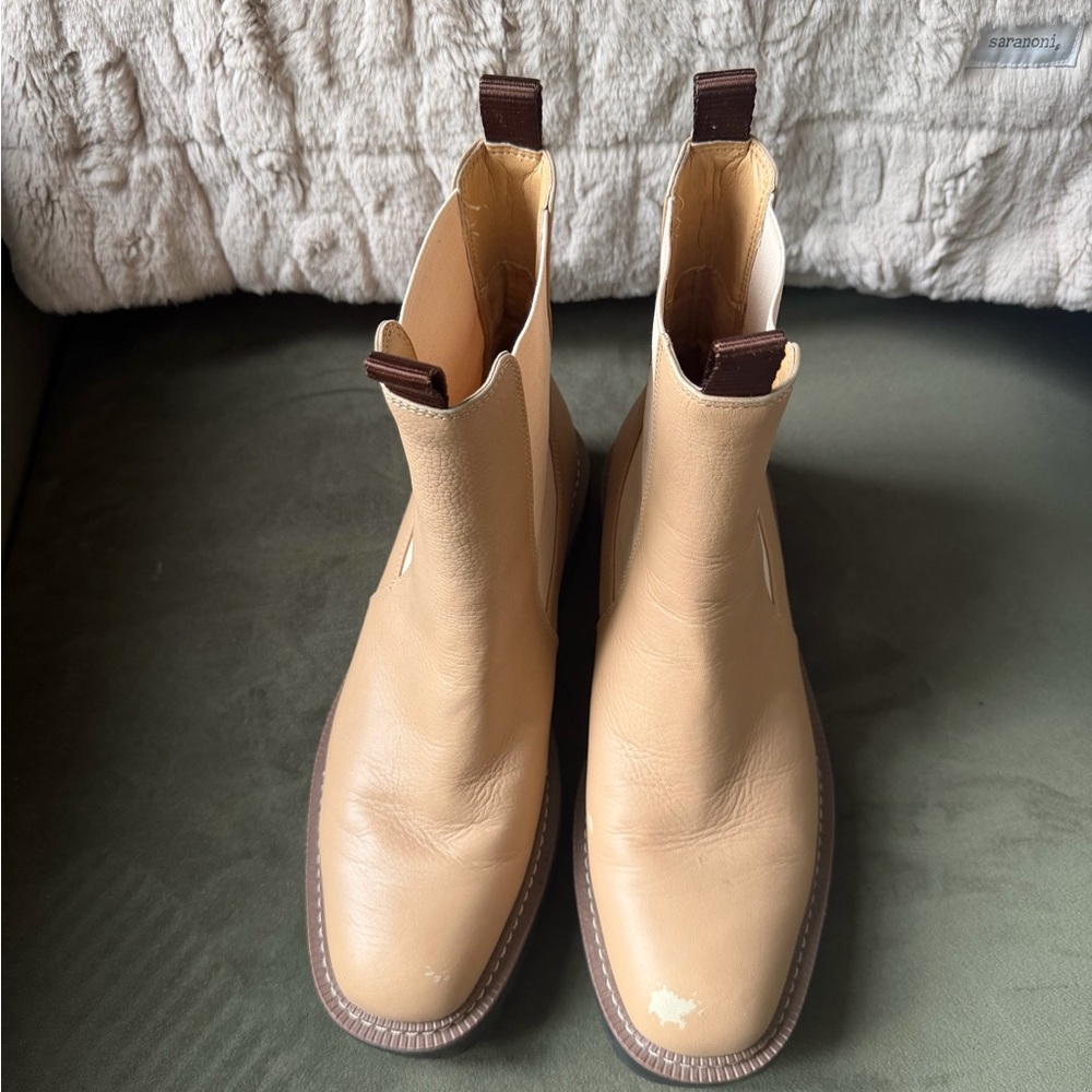 Sam Edelman W 10 Tan Chelsea Boots